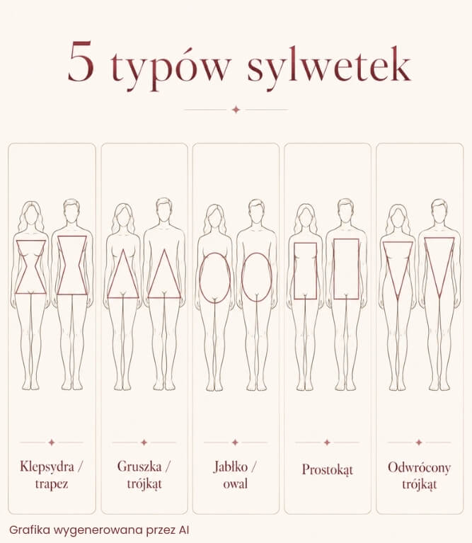 5 typów sylwetek damskich i męskich typy sylwetek