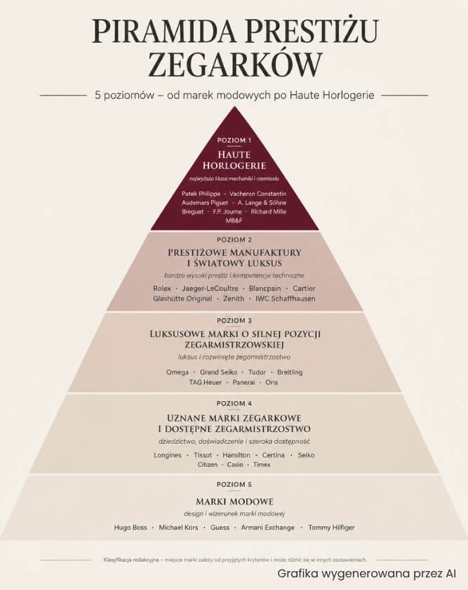 piramida zegarków - ranking