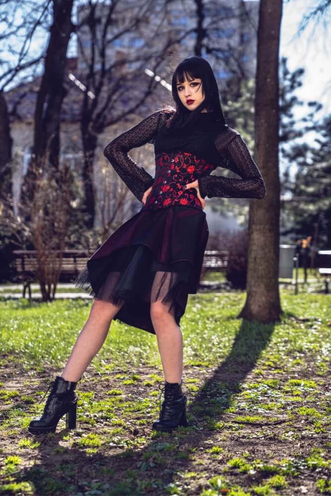 outfit w stylu goth styl ubioru goth